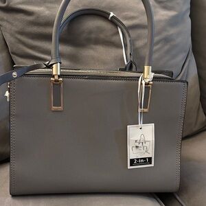 Elegant Gray Handbag